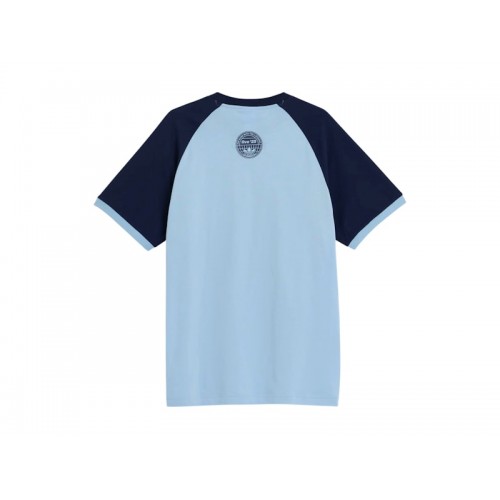 adidas x Oasis Tour 3-Stripes T-Shirt Clear Sky/Night Indigo adidas x Oasis Tour 3-Stripes T-Shirt Clear Sky/Night Indigo