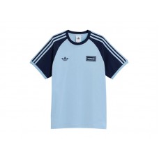 adidas x Oasis Tour 3-Stripes T-Shirt Clear Sky/Night Indigo
