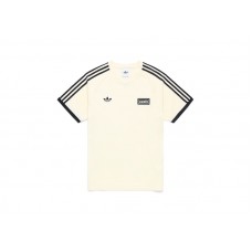 adidas x Oasis Tour 3-Stripes T-Shirt Cream White