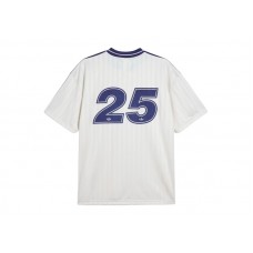 adidas x Oasis Tour Jacquard Jersey Cream White/Light Indigo