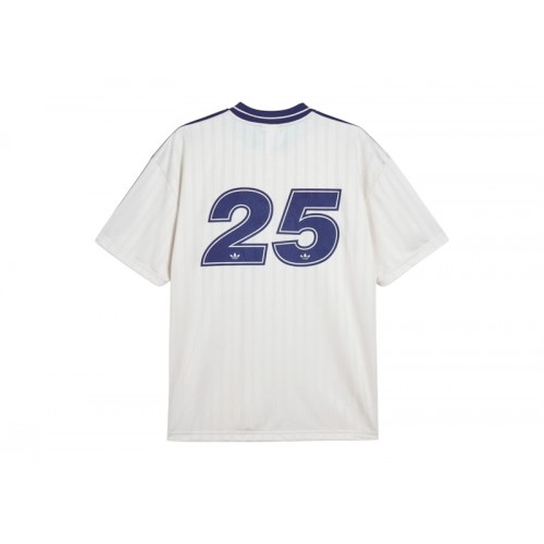 adidas x Oasis Tour Jacquard Jersey Cream White/Light Indigo