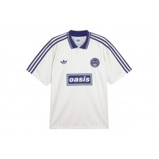 adidas x Oasis Tour Jacquard Jersey Cream White/Light Indigo