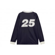 adidas x Oasis Tour Jacquard Stripe L/S Jersey Black/Cream White