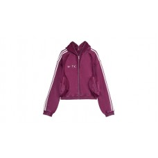 adidas x Thug Club Teamgeist Hooded Zip Up Maroon