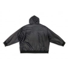 Balenciaga 3B Sports Icon Padded Zip-Up Hoodie Black