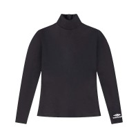 Balenciaga 3B Sports Icon Turtleneck Shirt Black