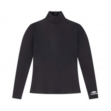 Balenciaga 3B Sports Icon Turtleneck Shirt Black