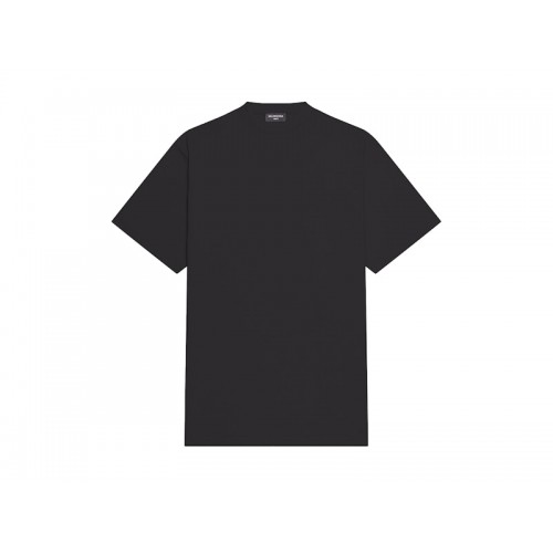 Balenciaga Back Hem Long Boxy Fit T-Shirt Black