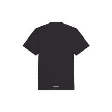 Balenciaga Back Hem Long Boxy Fit T-Shirt Black