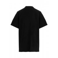 Balenciaga Embroidered Double B Logo T-Shirt Black/White