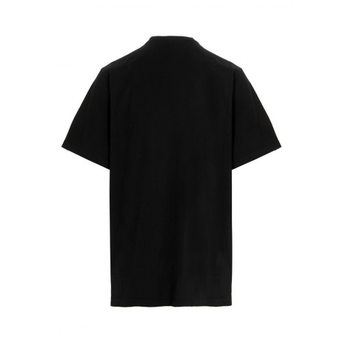 Balenciaga Embroidered Double B Logo T-Shirt Black/White