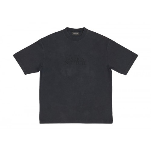 Balenciaga Fashion Institute Medium Fit T-shirt Washed Black