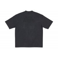 Balenciaga Fashion Institute Medium Fit T-shirt Washed Black