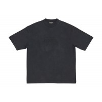 Balenciaga Fashion Institute Medium Fit T-shirt Washed Black