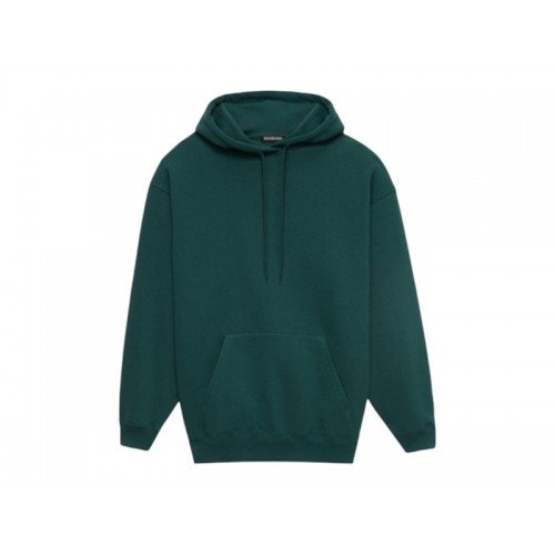 Balenciaga Logo Hoodie Green/White