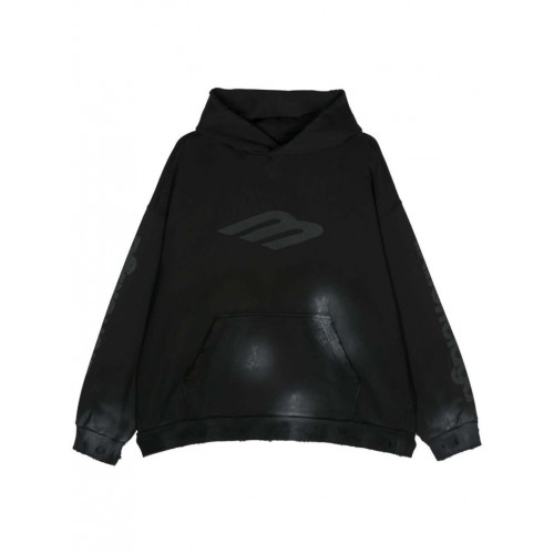 Balenciaga Medium Fit Hoodie Faded Black