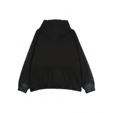 Balenciaga Medium Fit Hoodie Faded Black