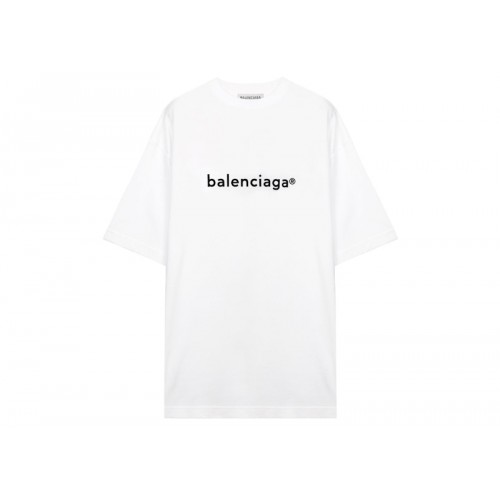 Balenciaga Oversize Copyright T-shirt White