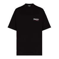 Balenciaga Political Campaign Large Fit T-shirt Black