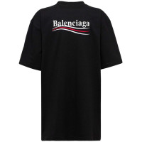 Balenciaga Political Campaign Large Fit T-shirt Black
