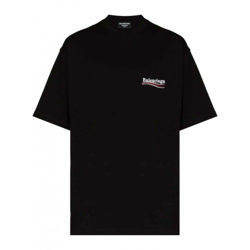 Balenciaga Political Campaign Large Fit T-shirt Black