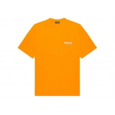 Balenciaga Political Campaign Large Fit T-Shirt Fluo Orange