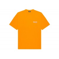 Balenciaga Political Campaign Large Fit T-Shirt Fluo Orange