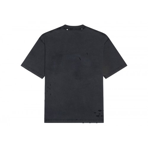 Balenciaga Womens Maison Balenciaga Medium Fit T-Shirt Black/Orange/White