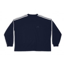 Balenciaga x adidas L/S T-Shirt Navy