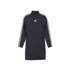 Balenciaga x adidas Long Sleeve Mini Dress Black