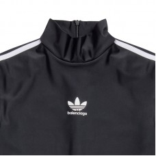 Balenciaga x adidas Long Sleeve Mini Dress Black