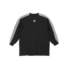 Balenciaga x adidas Oversized L/S T-Shirt Black