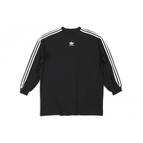 Balenciaga x adidas Oversized L/S T-Shirt Black