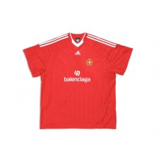 Balenciaga x adidas Soccer Oversized T-Shirt Red