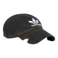 Balenciaga x adidas Trefoil Balenciaga Logo Cap Black/White