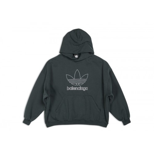 Balenciaga x adidas Womens Large Fit Hoodie Green Balenciaga x adidas Womens Large Fit Hoodie Green