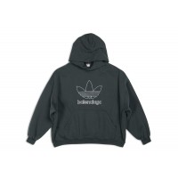 Balenciaga x adidas Womens Large Fit Hoodie Green
