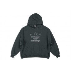 Balenciaga x adidas Womens Large Fit Hoodie Green
