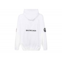 Balenciaga x NASA Hoodie White