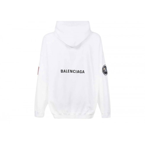 Balenciaga x NASA Hoodie White Balenciaga x NASA Hoodie White