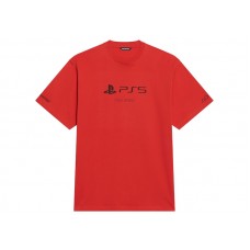 Balenciaga x PlayStation Boxy T-shirt Red