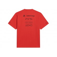 Balenciaga x PlayStation Boxy T-shirt Red