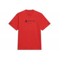 Balenciaga x PlayStation Boxy T-shirt Red