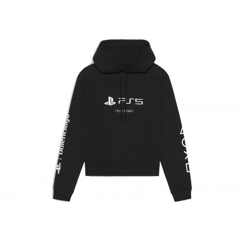 Balenciaga x PlayStation Fitted Hoodie Black