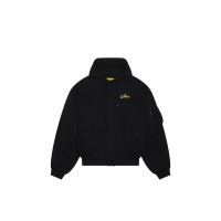 Balenciaga x The Simpsons Padded Bomber Hoodie Black