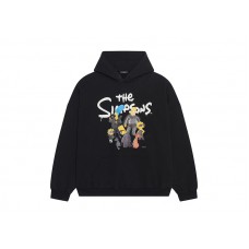 Balenciaga x The Simpsons Wide Fit Hoodie Black
