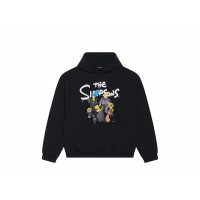 Balenciaga x The Simpsons Womens Wide Fit Hoodie Black