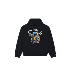 Balenciaga x The Simpsons Womens Wide Fit Hoodie Black