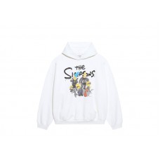 Balenciaga x The Simpsons Womens Wide Fit Hoodie White