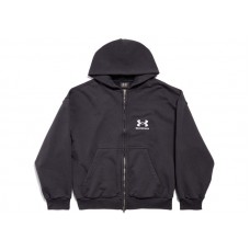 Balenciaga x Under Armour Zip-Up Hoodie Regular Fit Black/White
